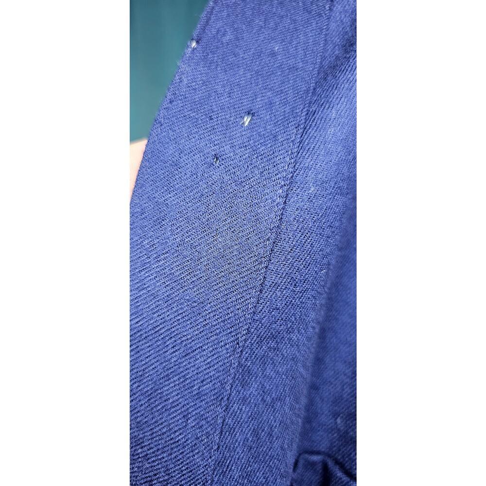Christian Dior womens navy blue blazer size 12 purple lining - Picture 5 of 10